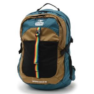 チャムス リュックサック 25L メンズ レディース スプリングデール25 Spring Dale 25L II CH60-2216 BLUE/BROWN CHUMS バックパック バッグ 日帰り登山｜himaraya