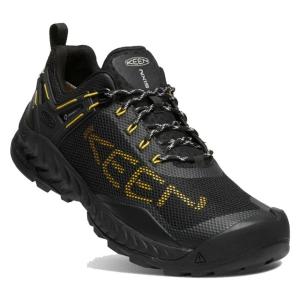 キーン KEEN トレッキングシューズ 防水 ローカット メンズ ネクシス エヴォ ウォータープルーフ 1025910 BK/KY｜himaraya