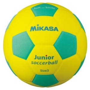 ミカサ MIKASA サッカーボール 3号 スマイルサッカー軽量3号 SF3J-YLG 軽量約150g 男の子 女の子 キッズ｜himaraya