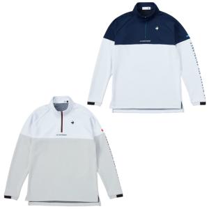 ルコックスポルティフ le coq sportif ゴルフウェア 長袖シャツ メンズ ヒートナビハーフジップシャツ QGMUJB12