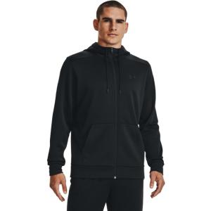 アンダーアーマー スウェットジャケット メンズ UA ARMOUR FLEECE FZ HOODIE UA アーマーフリース フルジップ フーディー 1373357-001 UNDER ARMOUR