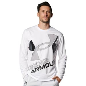 アンダーアーマー スポーツウェア 長袖 メンズ UAテック ビッグロゴ ロングスリーブ Tシャツ 1375533-100 UNDER ARMOUR