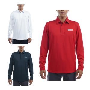 トミーヒルフィガーゴルフ TOMMY HILFIGER GOLF ゴルフウェア ポロシャツ 長袖 メンズ ロゴジャガード 長袖シャツ THMA268