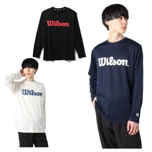 ウイルソン Wilson テニスウェア Tシャツ 長袖 メンズ ビッグロゴ 442-205