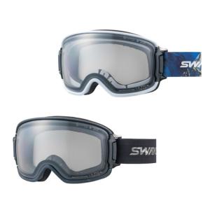 スワンズ スキー スノーボードゴーグル メンズ レディース ULTRA LENS 調光レンズ 眼鏡対応 ヘルメット対応 RIDGELINE-MDH-CU-LG 全天候 SWANS｜himaraya