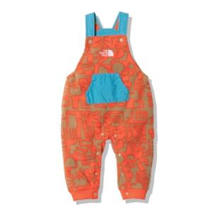 ノースフェイス ロングパンツ ジュニア ベビーキャンベルフリースオーバーオール NAB72156 NO THE NORTH FACE