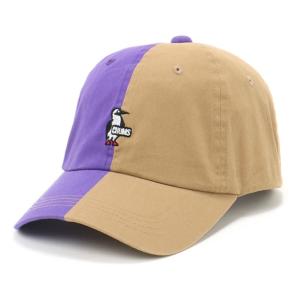 チャムス CHUMS 帽子 キャップ メンズ レディース バイカラーブービーパイロットキャップ CH05-1303 Beige/Purple