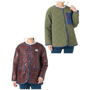 チャムス CHUMS 中綿ジャケット レディース リバーシブルキルティングジャケット Reversible Quilting Jacket CH18-1214 Khaki｜himaraya