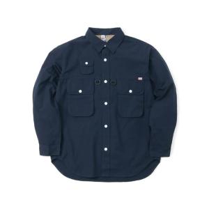 チャムス CHUMS 長袖シャツ メンズ オーバーサイズドワークシャツ CH02-1173 Navy｜himaraya