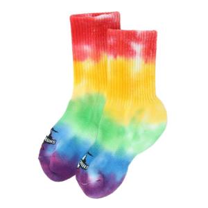 チャムス CHUMS ソックス ジュニア キッズ タイダイバルキーソックス Kid's Tie-Dye Bulky Socks CH26-1009 RAINBOW