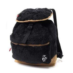 チャムス CHUMS バックパック メンズ レディース エルモフリースデイパック Elmo Fleece Day Pack CH60-3390 BLACK/BEIGE