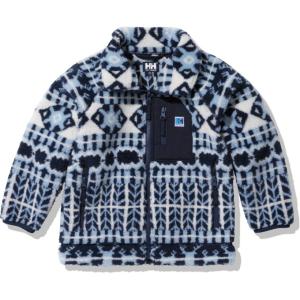 ヘリーハンセン HELLY HANSEN フリース ジャケット ジュニア キッズ ファイバーパイルジャカードジャケット K FIBERPILE Jacquard Jacket HJ52252 N