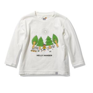 ヘリーハンセン HELLY HANSEN Tシャツ 長袖 ジュニア K L/S Helly Bear Friend Tee ロングスリーブ ヘリーベアフレンドティー キッズ HJ32273 OW