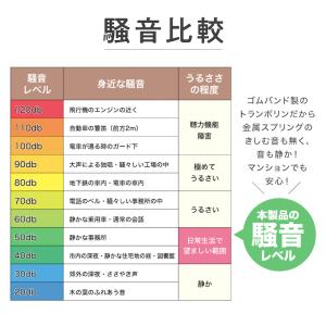 トランポリン 折りたたみ ゴム式 静音設計 子...の詳細画像4