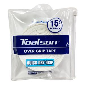 トアルソン TOALSON テニス バドミントン グリップテープ クイックドライグリップ 15本 1ETG2259｜himaraya