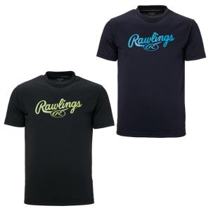 ローリングス Rawlings 野球ウェア 半袖Tシャツ メンズ スプリクトロゴ Tシャツ AST1...