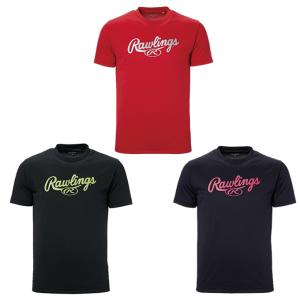 ローリングス Rawlings 野球ウェア 半袖Tシャツ ジュニア JR スクリプトロゴ Tシャツ AST13S07J