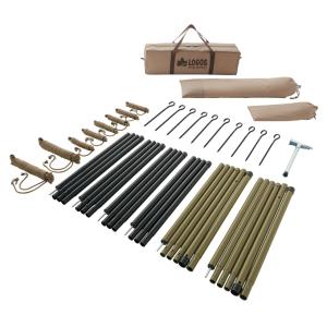 ロゴス LOGOS テントポール タープポール＆ペグセット レクタタープ用 71909001