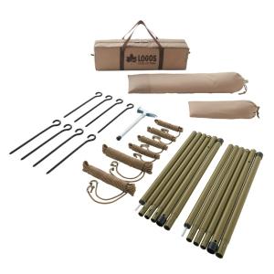 ロゴス LOGOS テントポール タープポール＆ペグセット ヘキサ スロープタイプ用 71909000