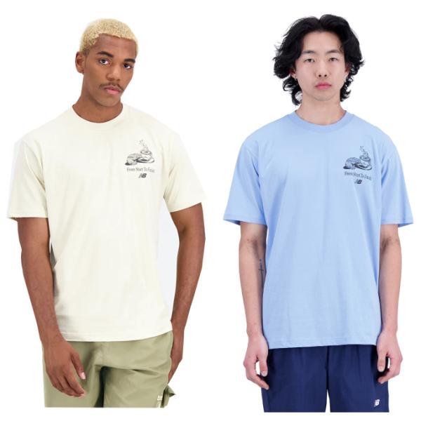 ニューバランス Tシャツ 半袖 メンズ NB Essentials Caf NB ショートスリーブT...