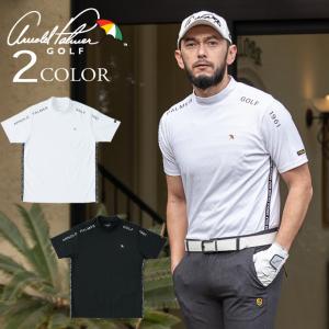 アーノルドパーマー ゴルフウェア 半袖シャツ メンズ BKショルダーロゴモック半袖シャツ arnold palmer AP220101M01