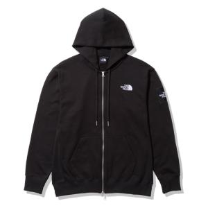 ザ・ノース・フェイス スウェットパーカー メンズ スクエアロゴフルジップ Square Logo Full Zip NT12335 K THE NORTH FACE ノースフェイス｜ヒマラヤ Yahoo!店