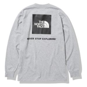ノースフェイス Tシャツ 長袖 メンズ ロングスリーブバックスクエアロゴティー