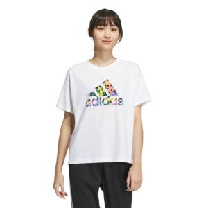アディダス Tシャツ 半袖 レディース BOS フラワーグラフィック IK9310 IDF63 adidas｜ヒマラヤ Yahoo!店