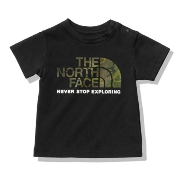 ザ・ノース・フェイス Tシャツ 半袖 ジュニア ベビーショートスリーブカモロゴティー NTB3235...