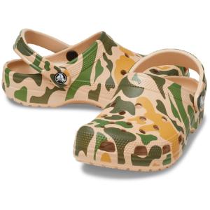 クロックス クロックサンダル クラシック プリンテッド カモ クロッグ CLASSIC PRINTED CAMO CLOG 25.0〜28.0cm 206454-2Y6 メンズ｜himaraya