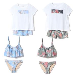 ラスティ RUSTY 水着 セパレート 女の子 ジュニア 4テンセットミズギ