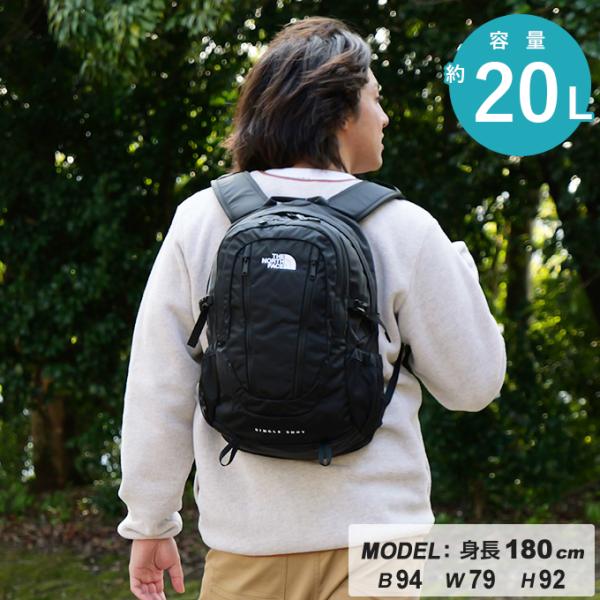 ザ・ノース・フェイス リュック シングルショット K ブラック 20L メンズ レディース NM72...