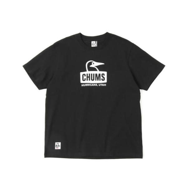 チャムス CHUMS Tシャツ 半袖 メンズ ブービーフェイスTシャツ CH01-2278 Blac...