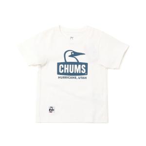 チャムス CHUMS Tシャツ 半袖 ジュニア キッズブービーフェイスTシャツ Kid's Booby Face T-Shirt CH21-1281 White/Navy｜himaraya