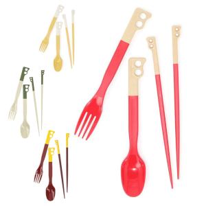 チャムス CHUMS 食器 箸 フォーク スプーン キャンパーカトラリーセット Camper Cutlery Set CH62-1734｜himaraya