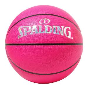 スポルディング SPALDING バスケットボール 6号球 イノセンス ピンクホログラム 合成皮革 77-071J｜himaraya