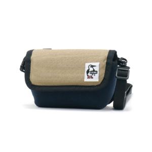 チャムス CHUMS ポーチ メンズ レディース コンパクトカメラポーチスウェットナイロン Compact Camera Pouch Sweat Nylon CH60-3458 NAVY/BEIGE｜himaraya