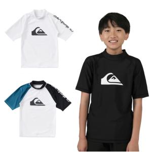 クイックシルバー QUIKSILVER ラッシュガード 半袖 ジュニア ALL TIME SR YOUTH KLY231022｜himaraya