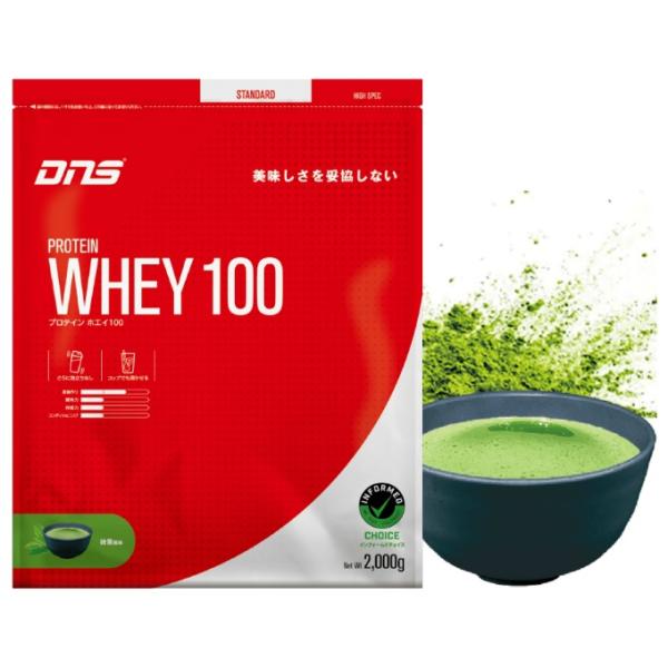 ディーエヌエス(DNS) プロテイン プロテインホエイ100 抹茶風味 2,000g D230011...