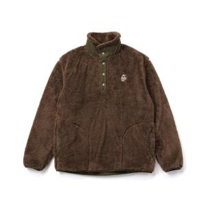 チャムス CHUMS フリース ジャケット メンズ エルモフリースハリケーントップ CH04-1361 Brown/Khakiの商品画像