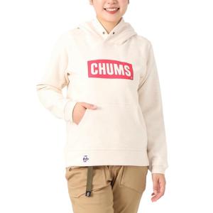 チャムス CHUMS スウェットパーカー メンズ チャムスロゴプルオーバーパーカー CH00-1418 H/Natural*Red｜himaraya