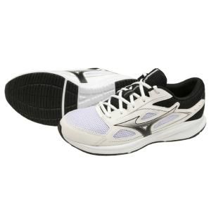 【送料無料】ミズノ ランニングシューズ メンズ マキシマイザー26 3E相当 幅広 ワイド K1GA240002 MIZUNO 通学シューズ 通学靴 白靴 ホワイト 白色の商品画像