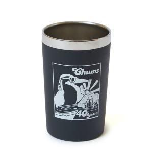 チャムス CHUMS タンブラー 40イヤーズキャンパーステンレスタンブラー 40 Years Camper Stainless Tumbler CH62-1980 Blackの商品画像