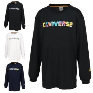 コンバース CONVERSE バスケットボール 長袖シャツ ジュニア JRコンバースロゴ 長袖Tシャツ CB432356L｜himaraya