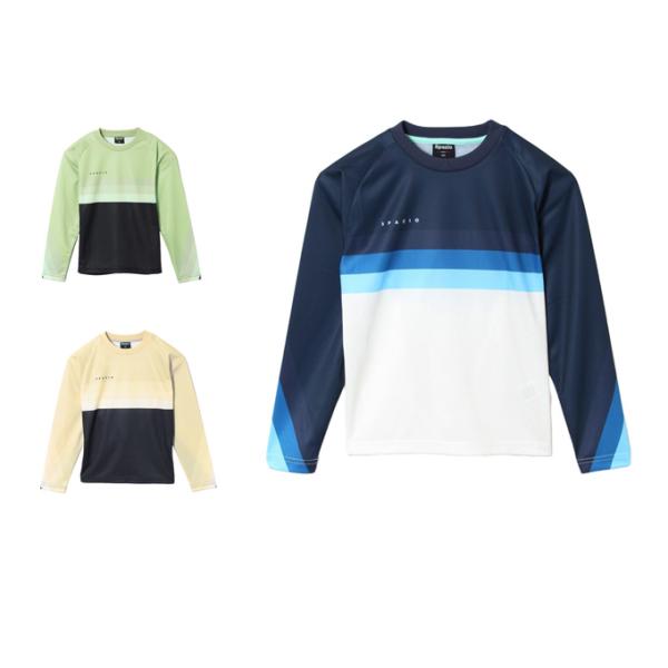 スパッツィオ SPAZIO サッカーウェア 長袖シャツ ジュニア グラデーション ロングプラシャツ ...