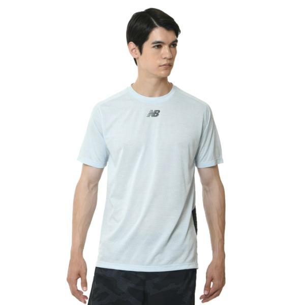 ニューバランス ランニングウェア Tシャツ メンズ Impact ルミナスショートスリーブTシャツ ...