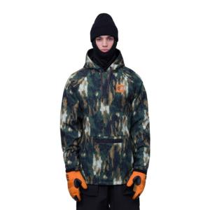 686スノーボードウェア　カモフラージュ フード付きジャケット 686/シックスエイトシックス メンズ 撥水 パーカー WATERPROOF HOODY