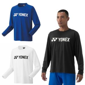 ヨネックス テニスウェア バドミントンウェア Tシャツ 長袖 メンズ ユニロングスリーブTシャツ 16802 YONEX｜himaraya