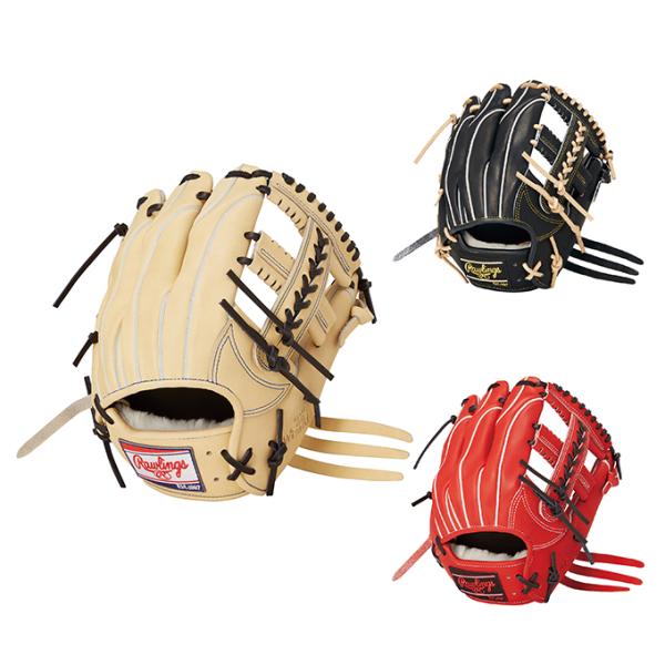 ローリングス Rawlings 野球 一般軟式グローブ 内野手 メンズ ジュニア HOH プロ EX...