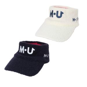 エムユースポーツ MU SPORTS ゴルフ キャップ レディース ロゴ総柄